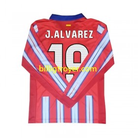 Billige Fotballdrakter Atlético Madrid Julian Alvarez 19 Hjemmedraktsett 2024/25 Langermet